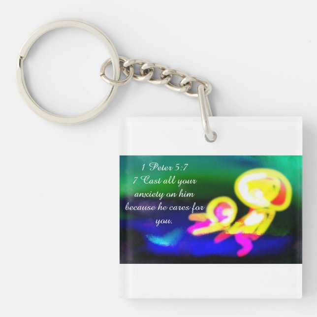 Jesus sorge dich  schlüsselanhänger (Vorderseite)