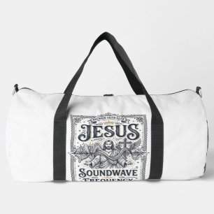 Jesus Soundwellen Frequenz Jesus Soundwellen Frequ Duffle Bag