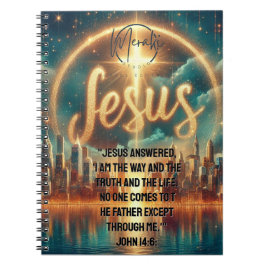 Jesus Spiral Foto Notebook Notizblock