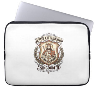 Jesus Staatsbürgerschaft Königreich ID Jesus Staat Laptopschutzhülle