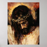 Jesus starb am Kreuz