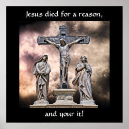 Jesus starb für ein Poster der Vernunft