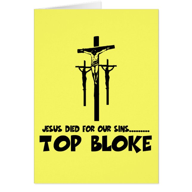 Jesus starb für unsere Sünden (Vorne)