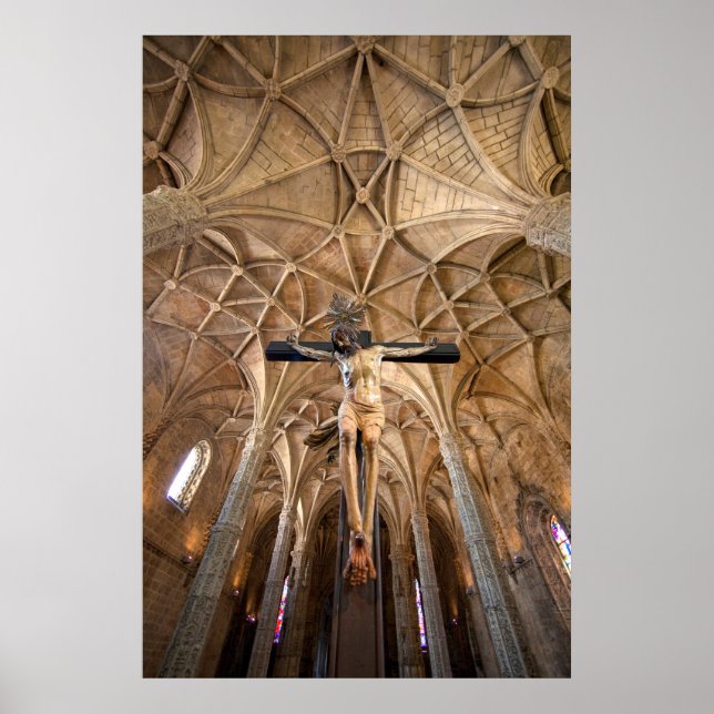 Jesus Statue im Dom, Innern Poster (Vorne)