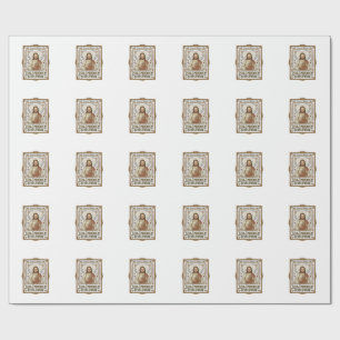 Jesus Stickerei Nadelarbeit Jesus Stickerei Nadel Geschenkpapier