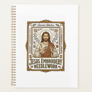 Jesus Stickerei Nadelarbeit Jesus Stickerei Nadel Planer