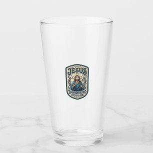 Jesus Stickpatch sieht Jesus besticktes Patch Glas