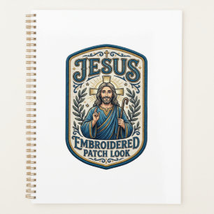 Jesus Stickpatch sieht Jesus besticktes Patch Planer