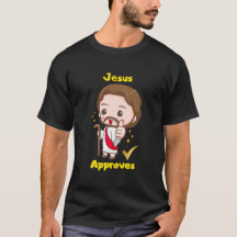 Jesus stimmt Chibi Design zu