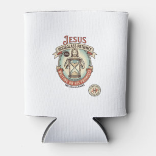 Jesus Stundenglas Geduld Jesus Stundenglas Geduld  Dosenkühler