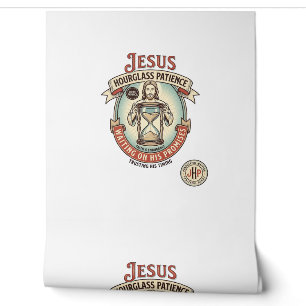 Jesus Stundenglas Geduld Jesus Stundenglas Geduld  Tapete