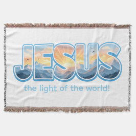 Jesus Sunrise Decke
