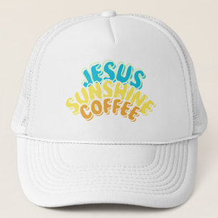 Jesus Sunshine Coffee Hat für Frauen Truckerkappe