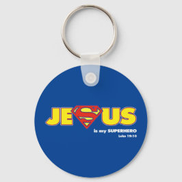 Jesus Superhero Schlüsselanhänger
