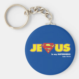 Jesus Superhero Schlüsselanhänger
