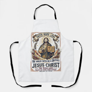Jesus Surft T-Shirt Inspirierender Glaube Schürze