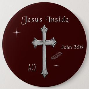 Jesus T - Shirt Button