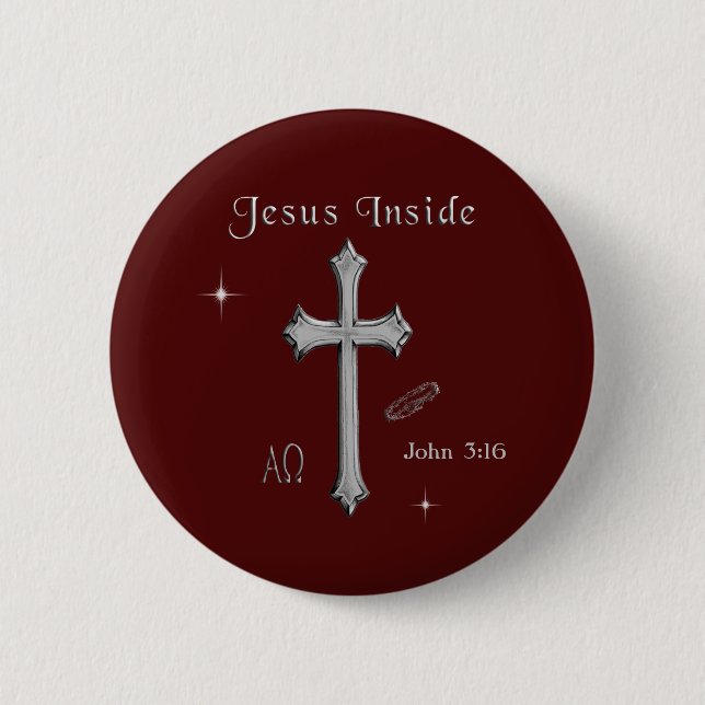 Jesus T - Shirt Button (Vorderseite)