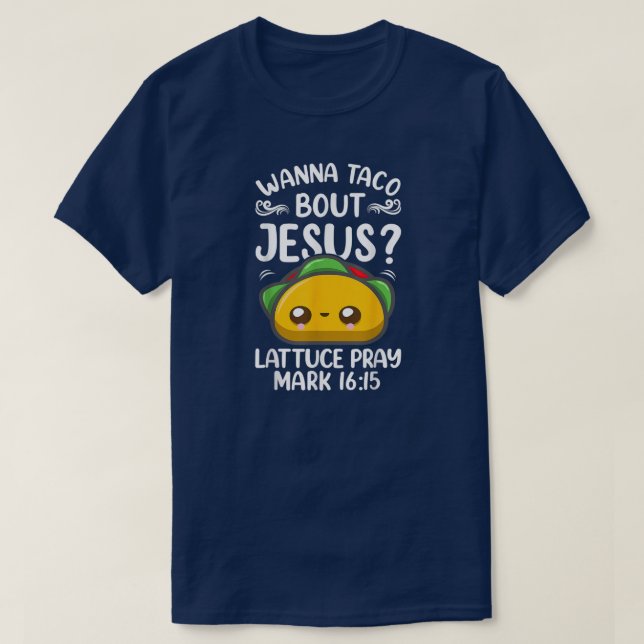 Jesus Taco Jesus und Tacos Cinco de Mayo Mens  T-Shirt (Design vorne)