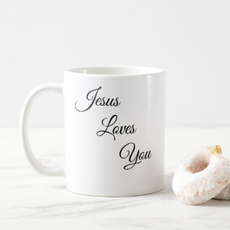 Jésus t'aime Mug au café