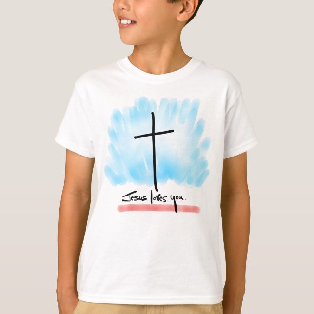 JÉSUS T'AIME T-shirt enfant (Devant)