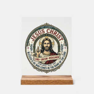 Jesus Tanz Ballerina Studio Grafik T-Shirt Christl Acrylschild