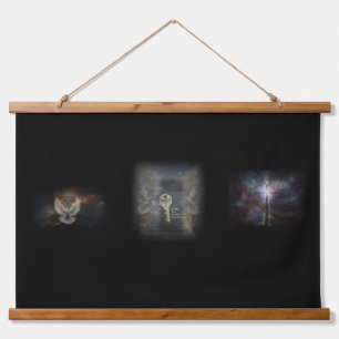 Jesus Tapestries Wandteppich Mit Holzrahmen