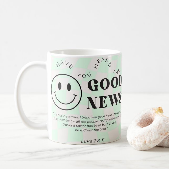 Jesus Tasse haben Sie die guten Nachrichten Christ (Mit Donut)