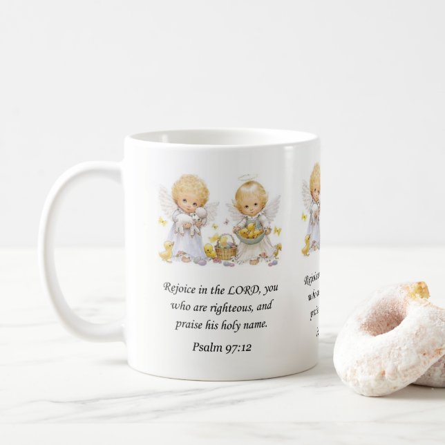 Jesus Tasse Psalm 97:12 (Mit Donut)