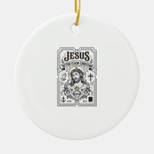 Jesus Tattoo Flash Christlich Jesus Tattoo Flash C Keramik Ornament