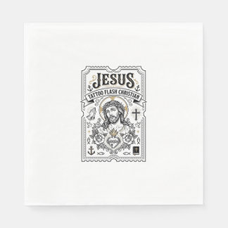Jesus Tattoo Vorlage Christlich Jesus Tattoo Vorla Serviette