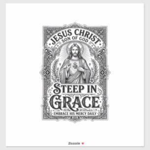 Jesus Teeliebhaber Grafik T-Shirt Christlich Aufkleber