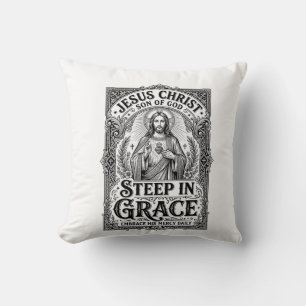 Jesus Teeliebhaber Grafik T-Shirt Christlich Kissen