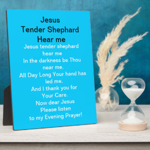 Jésus Tender Shephard M'entendre Plaque
