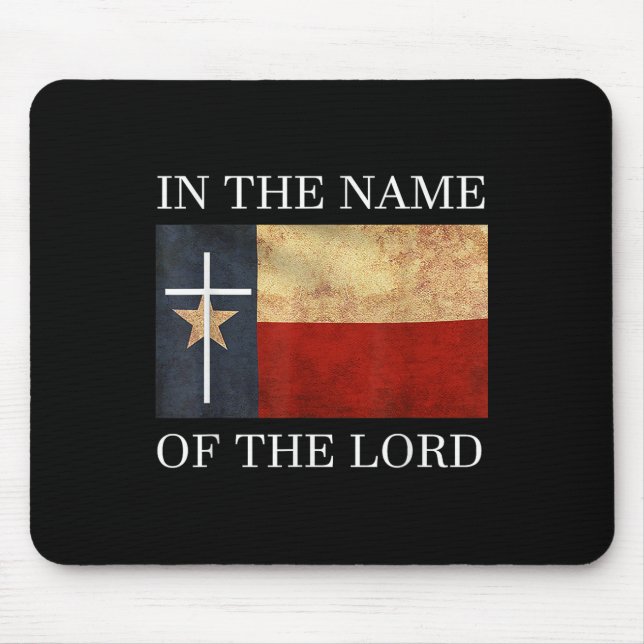Jesus Texas Christian  Mousepad (Vorne)