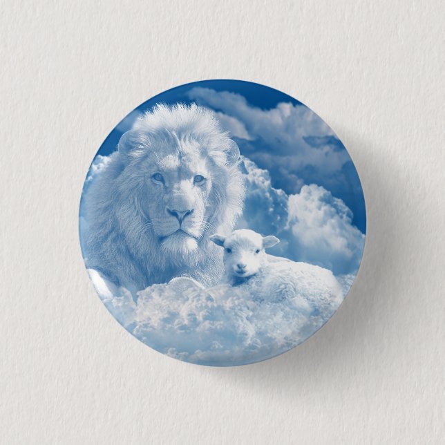 JESUS THE LAMB UND JESUS THE LION BUTTON (Vorderseite)
