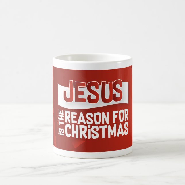 Jesus, the reason for christmas mug kaffeetasse (Mittel)