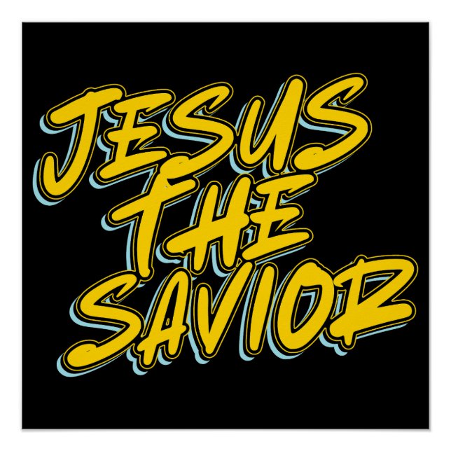 JESUS THE SAVIOR POSTER (Vorderseite)