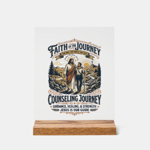 Jesus-Therapie-freundliches christliches Vintage-S Acrylschild