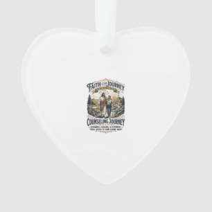 Jesus-Therapie-freundliches christliches Vintage-S Ornament