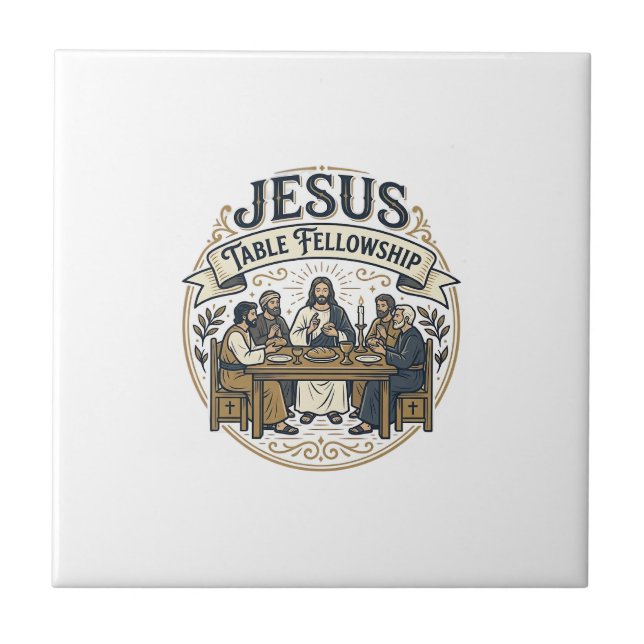 Jesus-Tischgemeinschaft Jesus-Tischgemeinschaft Ch Fliese (Vorderseite)
