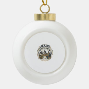 Jesus-Tischgemeinschaft Jesus-Tischgemeinschaft Ch Keramik Kugel-Ornament