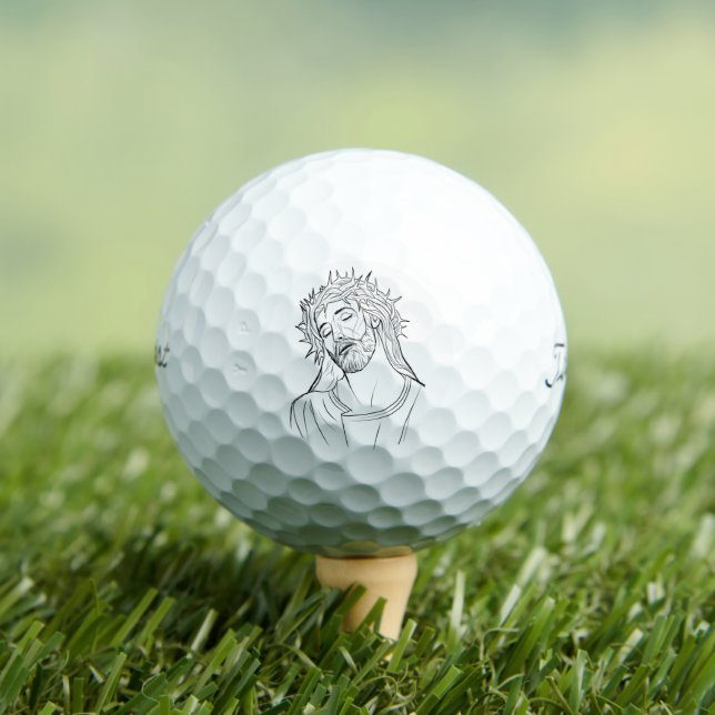 Jesus Titleist Pro V1 12 Pack Golf Balls Golfball (Insitu T-Shirt)