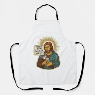Jesus Tote Telefon Keine Musik Schweres Heben Gym Schürze