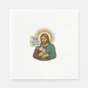 Jesus Tote Telefon Keine Musik Schweres Heben Gym Serviette