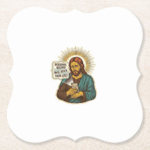 Jesus Tote Telefon Keine Musik Schweres Heben Gym  Untersetzer