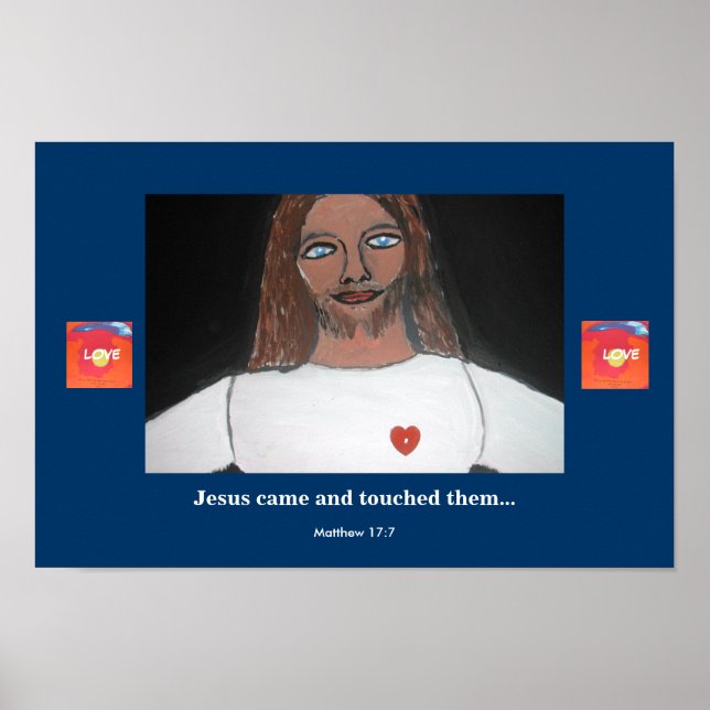 JESUS TOUCHIERTE SIE POSTER (Vorne)