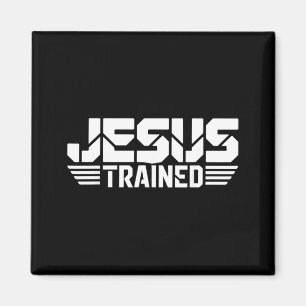 Jesus trainierte christliches Gott Familienringen Magnet