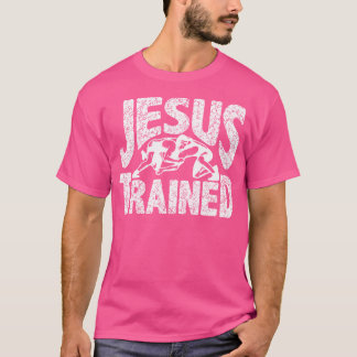 Jesus trainierte Wrestling Wrestler Wrestler Chris T-Shirt