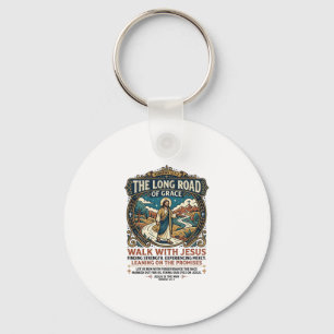 Jesus Trucker Long Haul T-Shirt Inspirierend Glaub Schlüsselanhänger